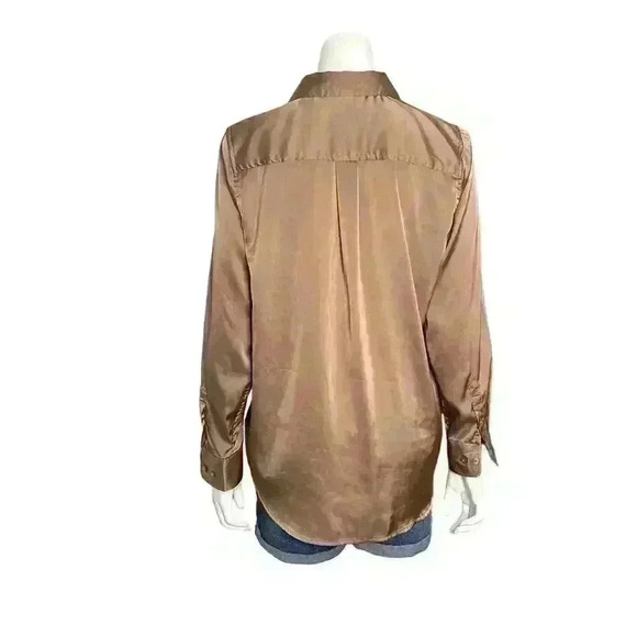 Equipment Women's Signature Long Sleeve Blouse Size Medium - Picture 4 of 11